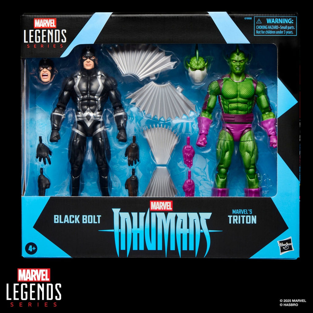 Immagine del prodotto Inhumans Marvel Legends action figure set da 2 Black Bolt & Marvel's Triton 15 cm