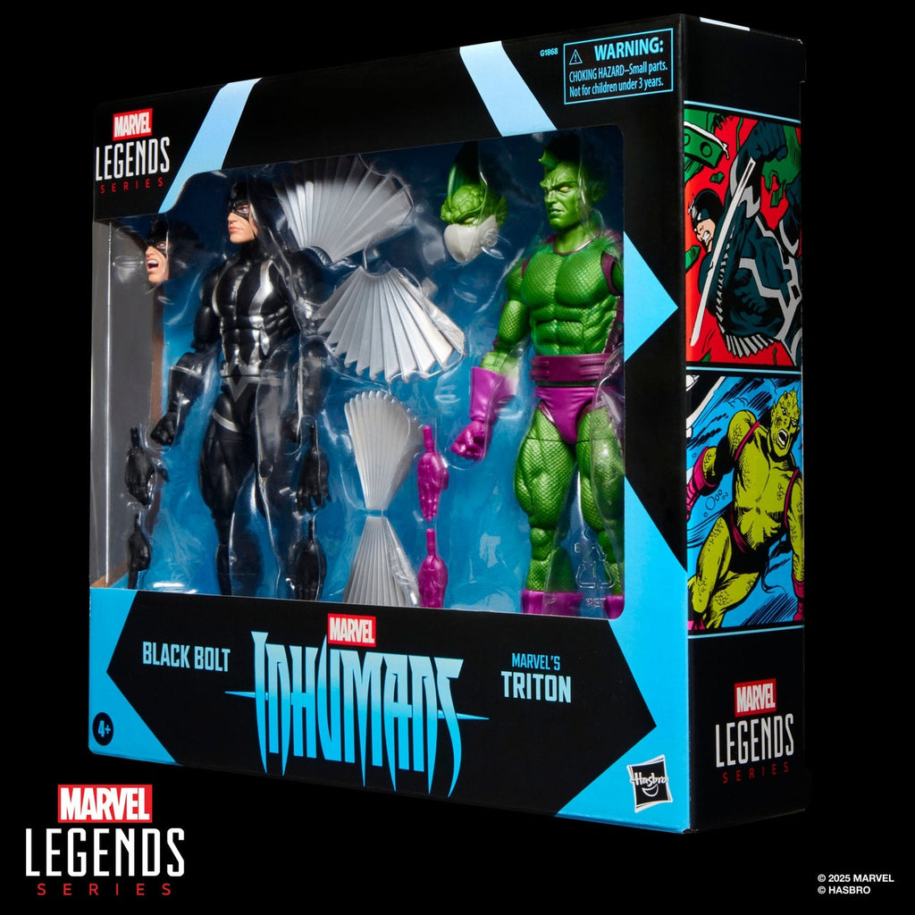 Immagine del prodotto Inhumans Marvel Legends action figure set da 2 Black Bolt & Marvel's Triton 15 cm