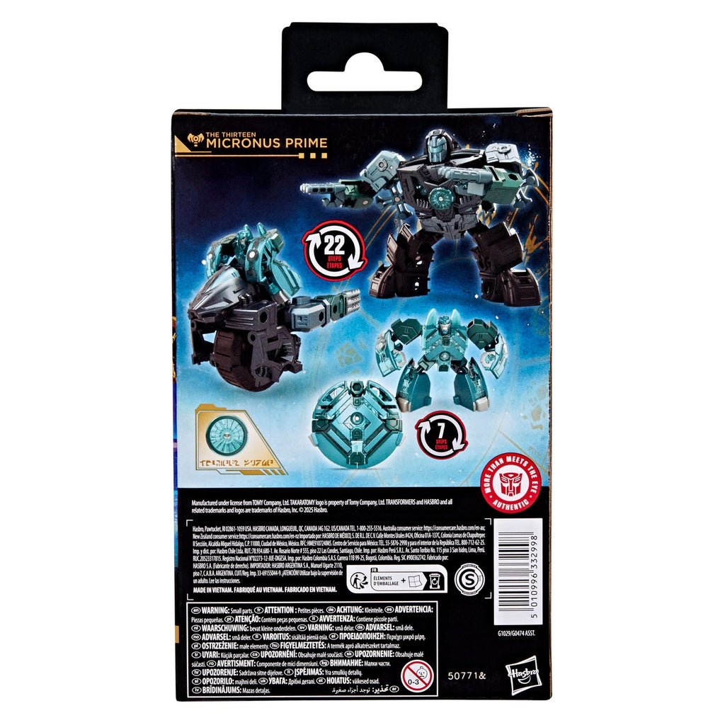 Immagine del prodotto Transformers Age of the Primes action figure Deluxe Class The Thirteen: Micronus Prime 14 cm