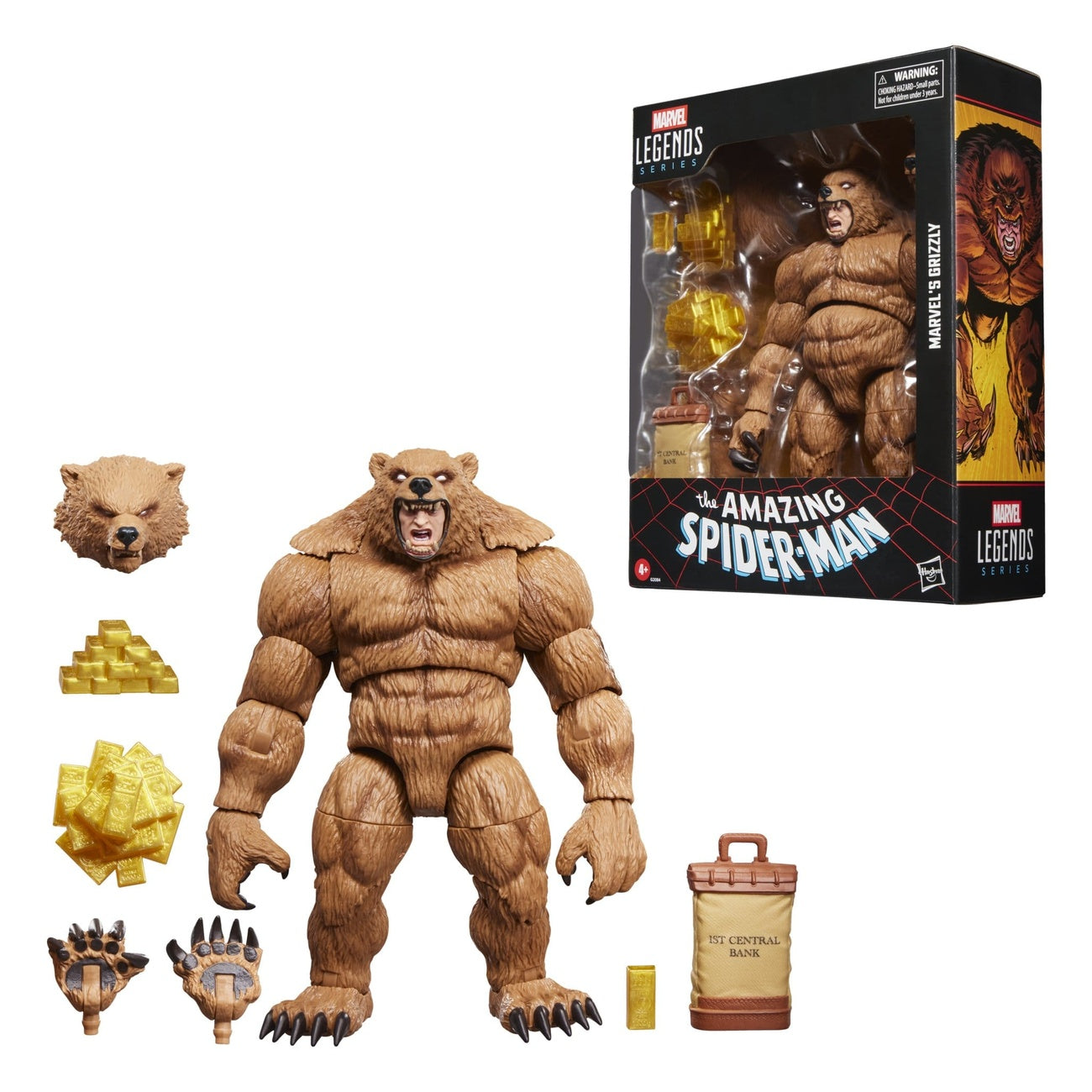 Product image The Amazing Spider-Man Marvel Legends Action Figure Marvel's Grizzly 15 cm