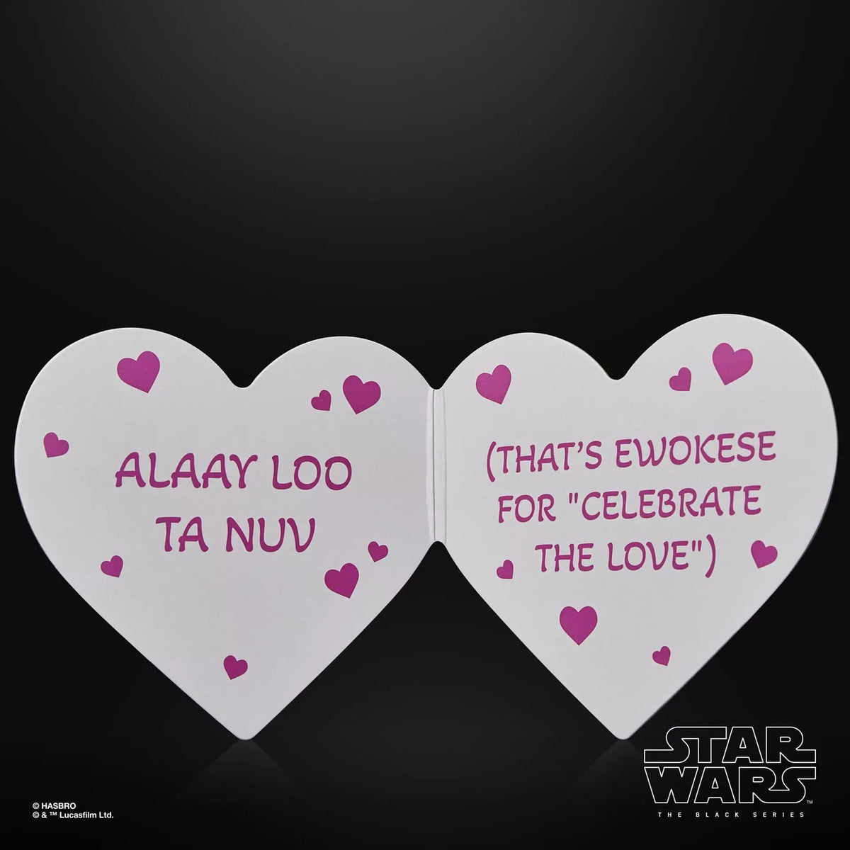 Immagine del prodotto Action figure Ewok Star Wars Black Series (Valentine’s Day Edition) 15 cm