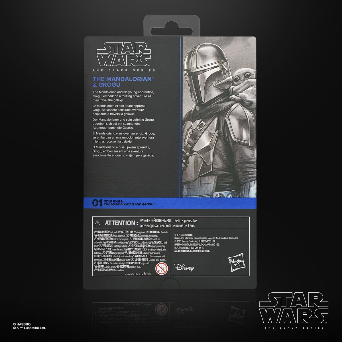 Immagine del prodotto Star Wars: The Mandalorian & Grogu Black Series Action figure The Mandalorian & Grogu 15 cm
