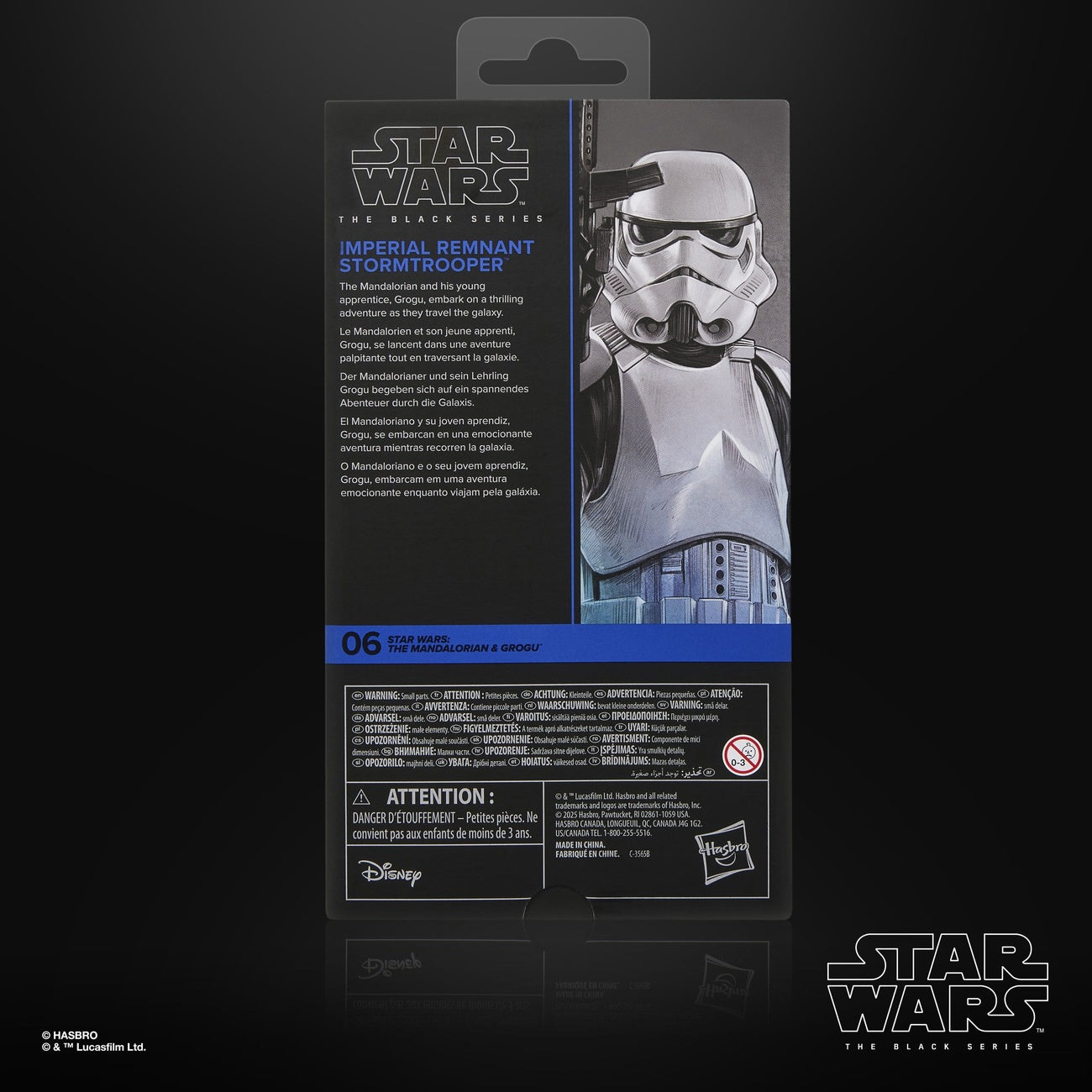 Immagine del prodotto Star Wars: The Mandalorian & Grogu action figure Black Series Stormtrooper Imperial Remnant 15 cm