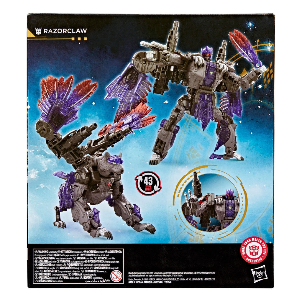 Immagine del prodotto Transformers Age of the Primes action figure Leader Class Razorclaw 19 cm