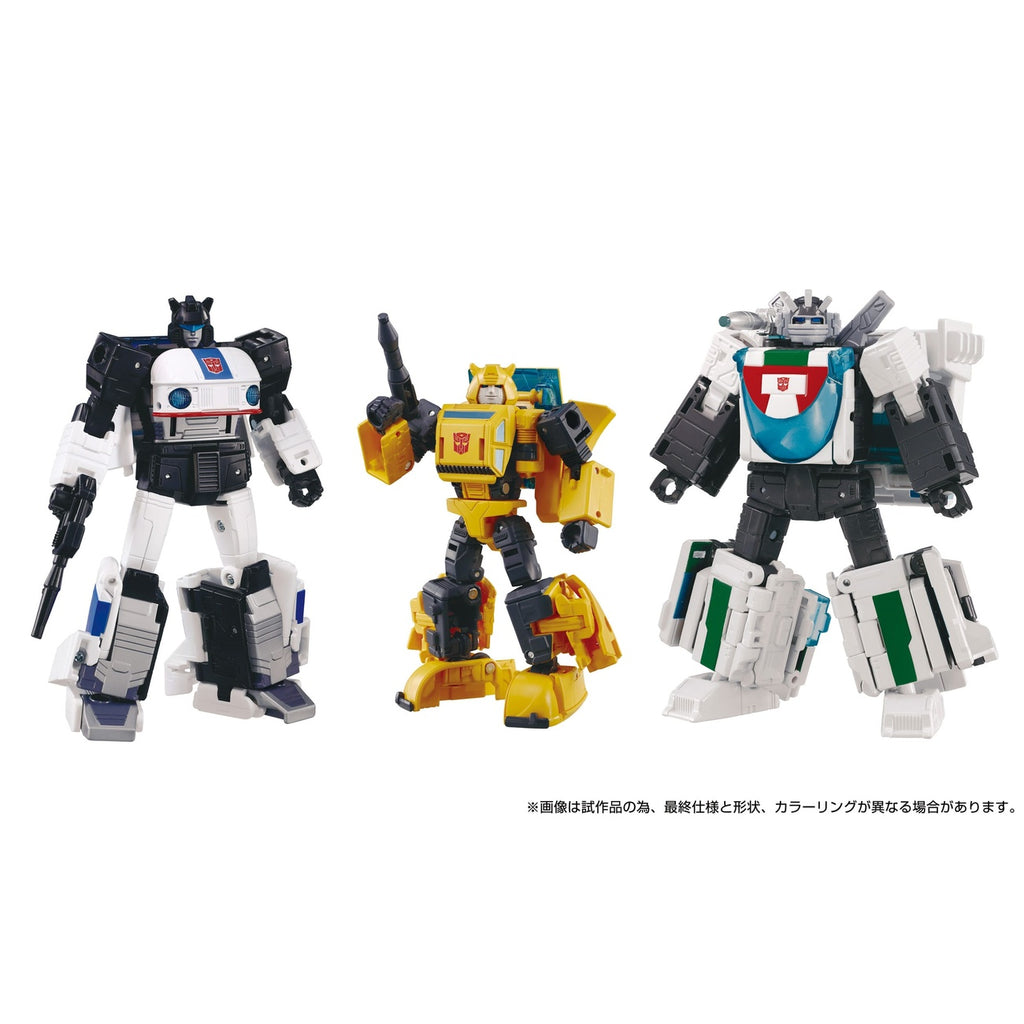 Immagine del prodotto Transformers Dramatic Capture Series Set di 3 action figure Cybertron Chase