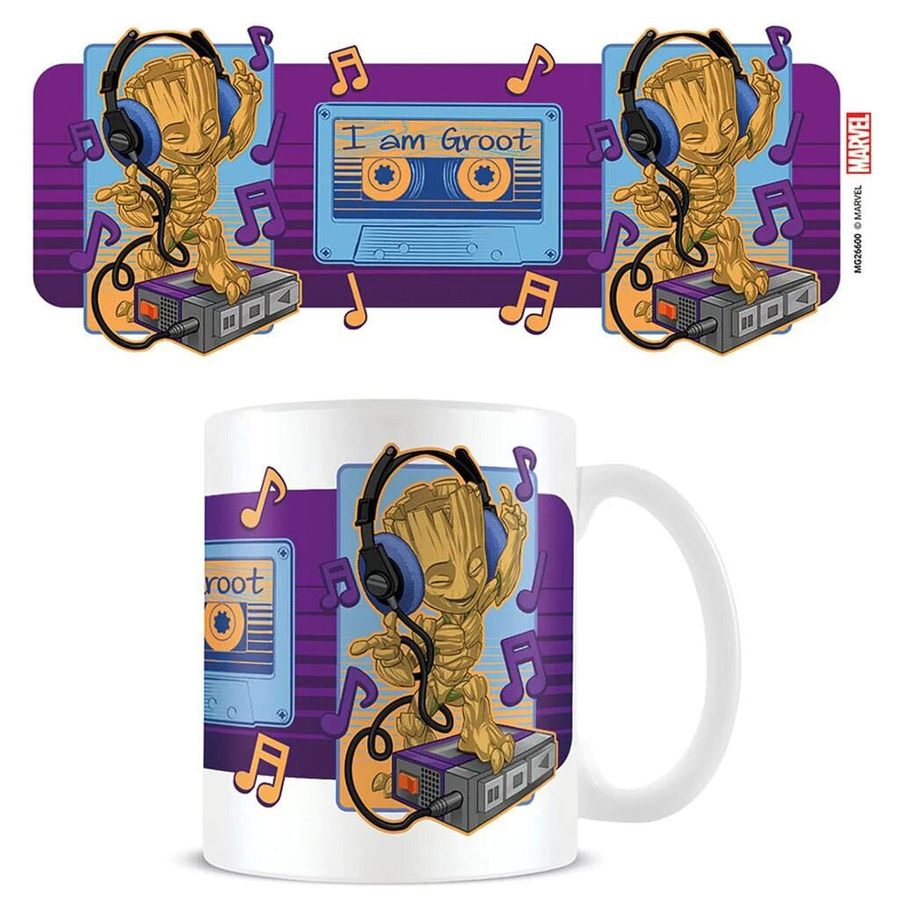 Immagine del prodotto Tazza Marvel Guardians of the Galaxy Groot Cassette