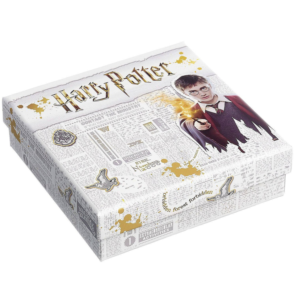 Immagine del prodotto Harry Potter Set ciondoli per bracciale Doni della Morte/Snitch/3 perline incantesimo (argentato)