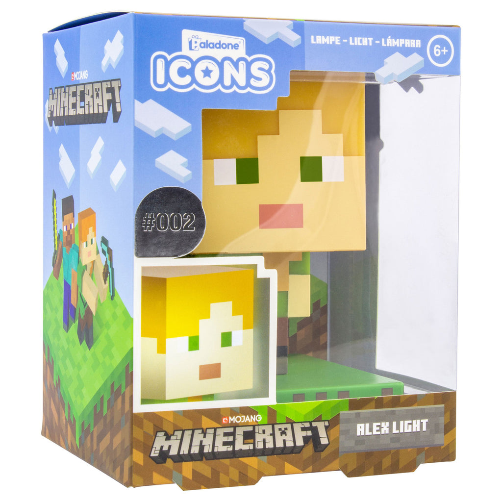 Immagine del prodotto Lampada Icona 3D Minecraft Alex