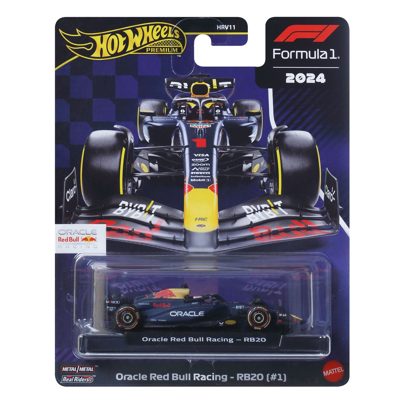 Immagine del prodotto Formula 1 Hot Wheels Premium Diecast modellino 1:64 Oracle Red Bull Racing RB20 (#1) (Max Verstappen 2024)