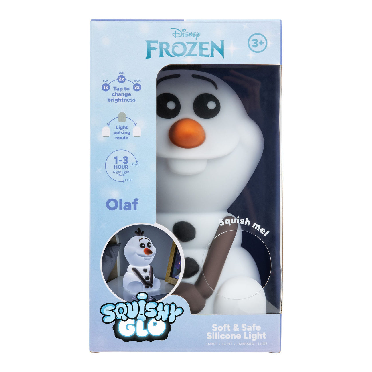 Immagine del prodotto Frozen Squishy Glo lampada in silicone Olaf 15 cm