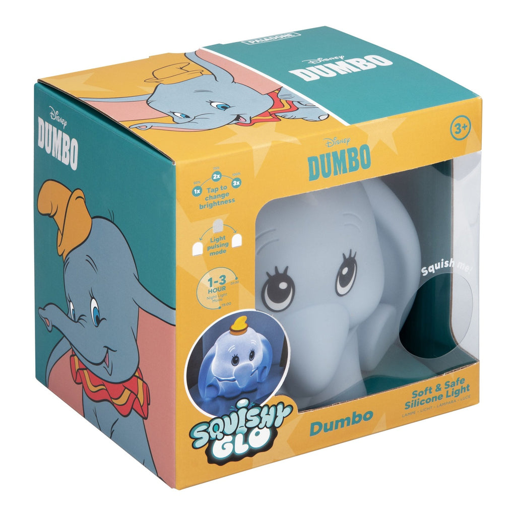 Immagine del prodotto Disney Squishy Glo lampada in silicone Dumbo
