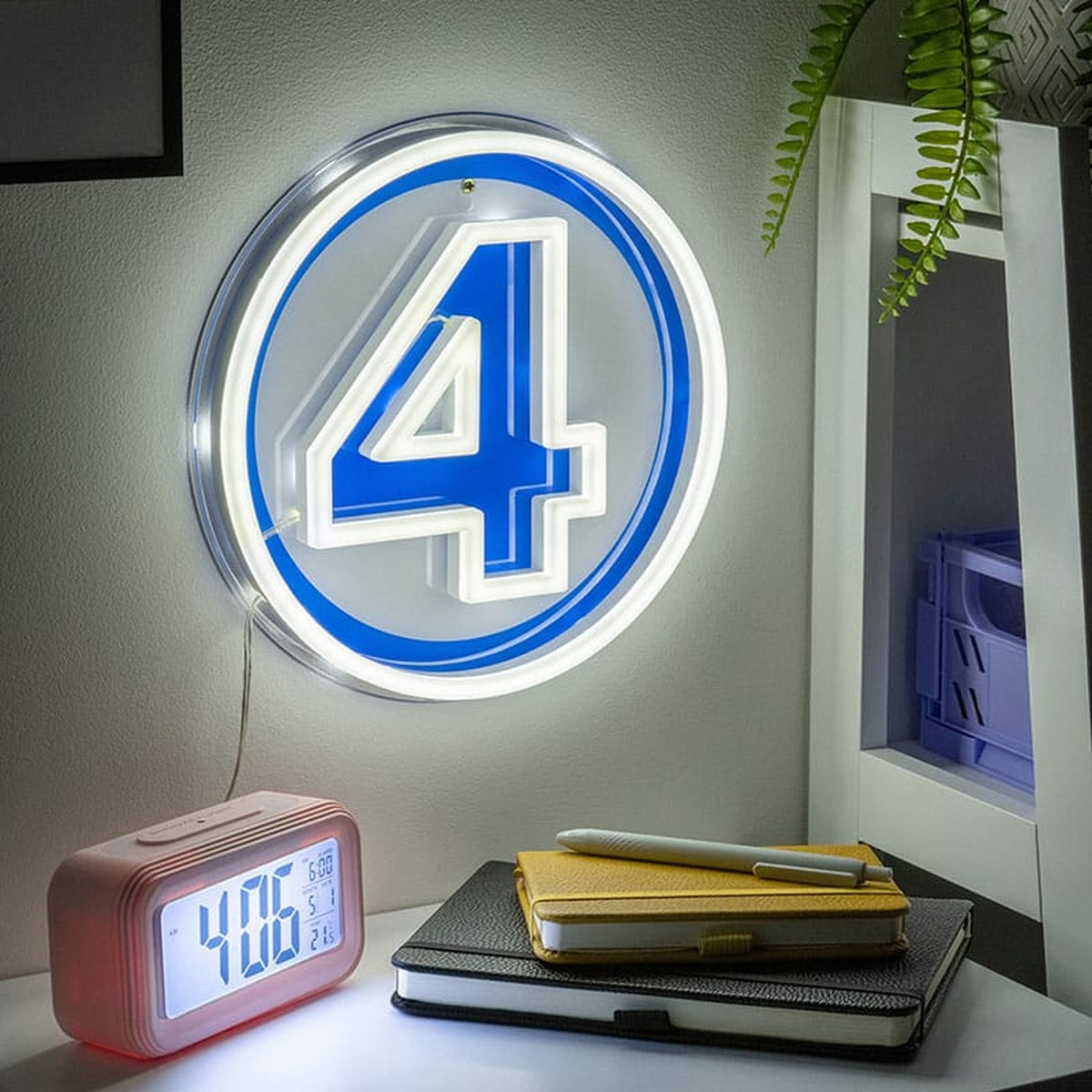 Immagine del prodotto Fantastic Four Lampada da Parete LED Logo Neon