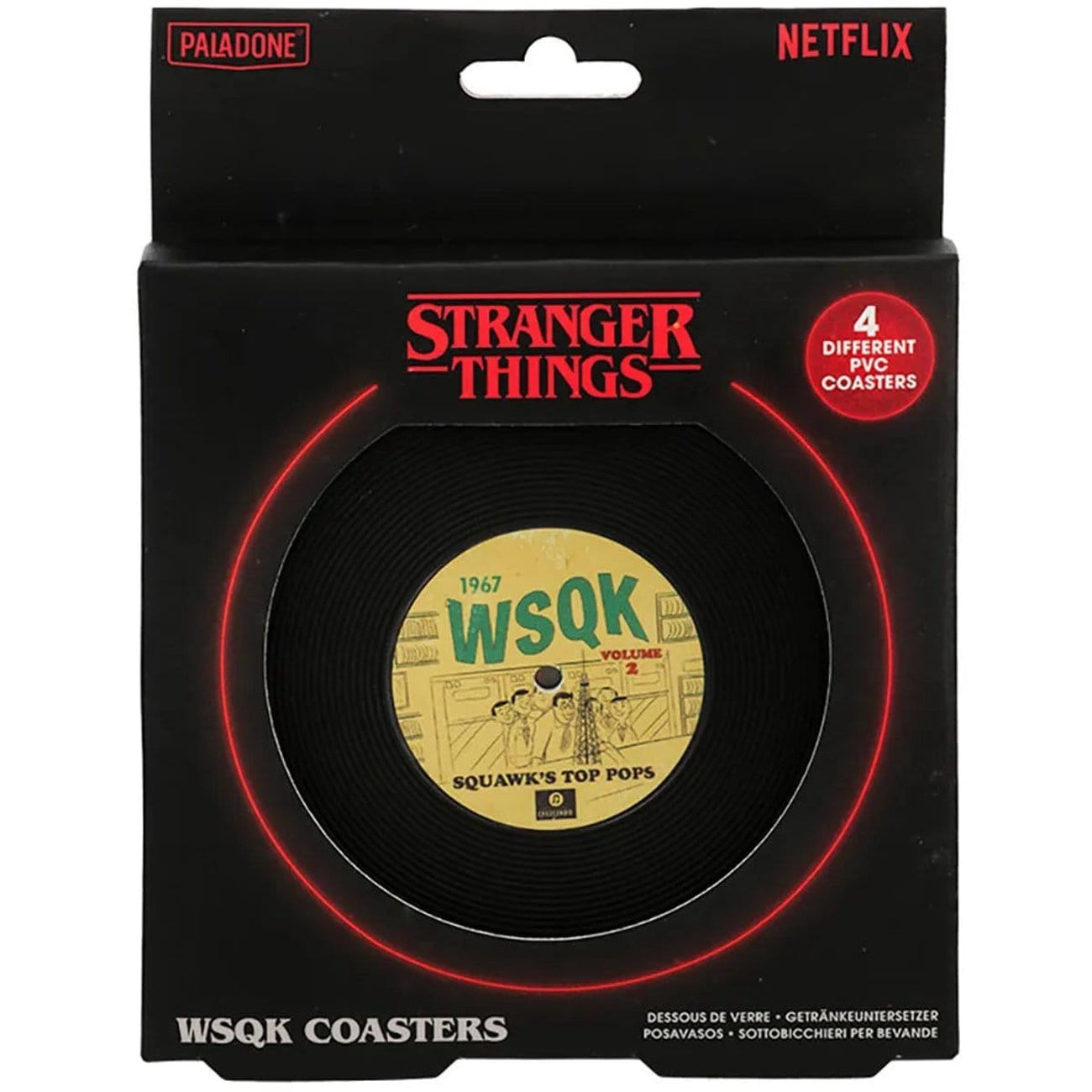 Immagine del prodotto Stranger Things 5 Sottobicchieri WSQK – Set da 4