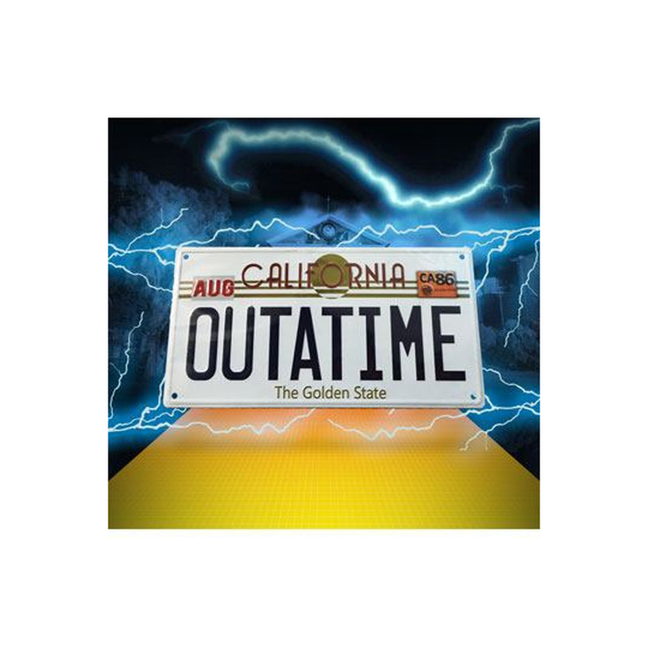 Immagine del prodotto Ritorno al Futuro Insegna in metallo Outatime Targa DeLorean