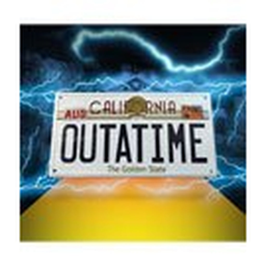 Immagine del prodotto Ritorno al Futuro Insegna in metallo Outatime Targa DeLorean