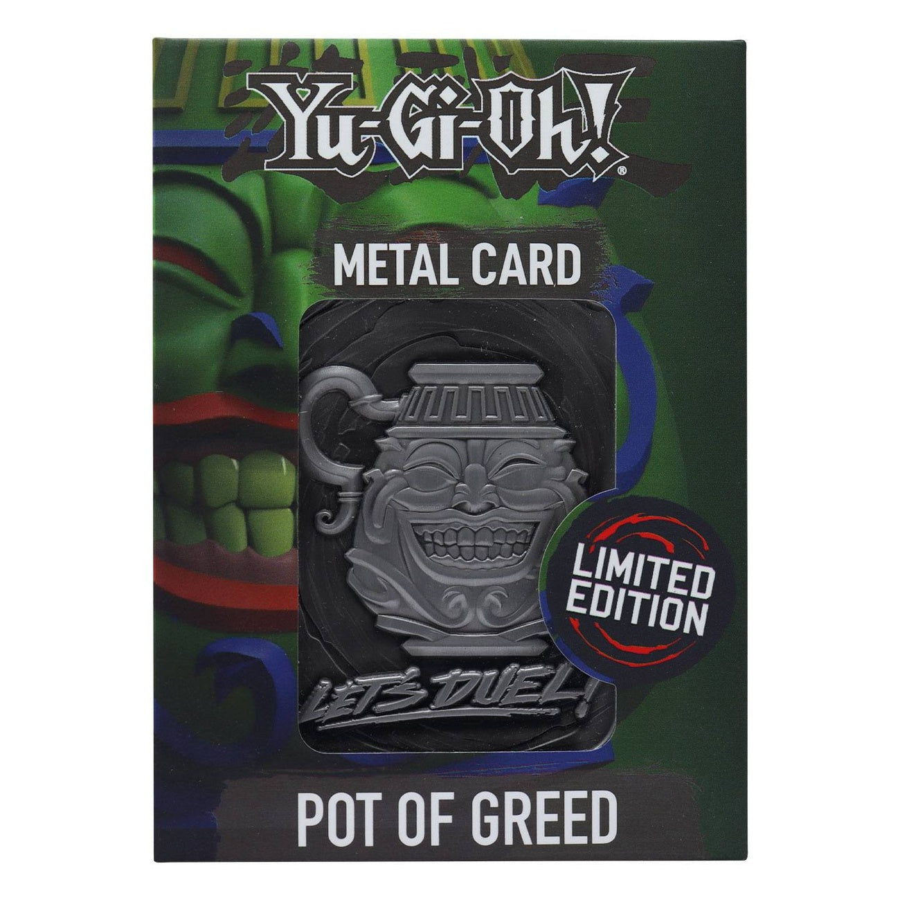 Product image Yu-Gi-Oh! Replica Card Pot of Greed Limited Edition