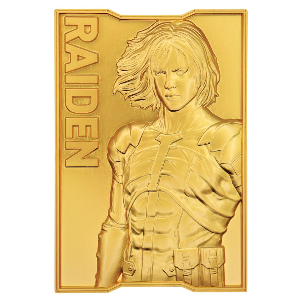 Immagine del prodotto Lingotto Metal Gear Solid 2 Raiden in metallo 24k Gold Plated Limited Edition
