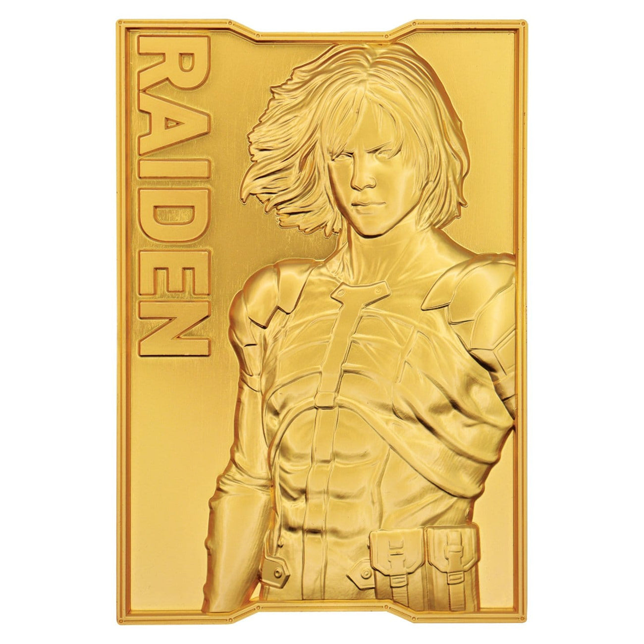 Immagine del prodotto Lingotto Metal Gear Solid 2 Raiden in metallo 24k Gold Plated Limited Edition