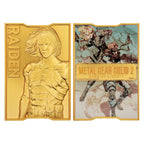 Immagine del prodotto Lingotto Metal Gear Solid 2 Raiden in metallo 24k Gold Plated Limited Edition