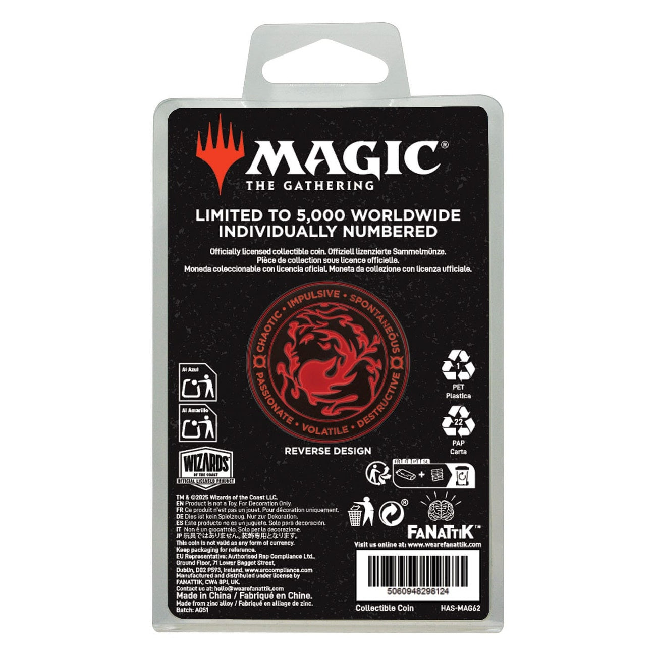 Immagine del prodotto Magic: The Gathering moneta da collezione Chandra