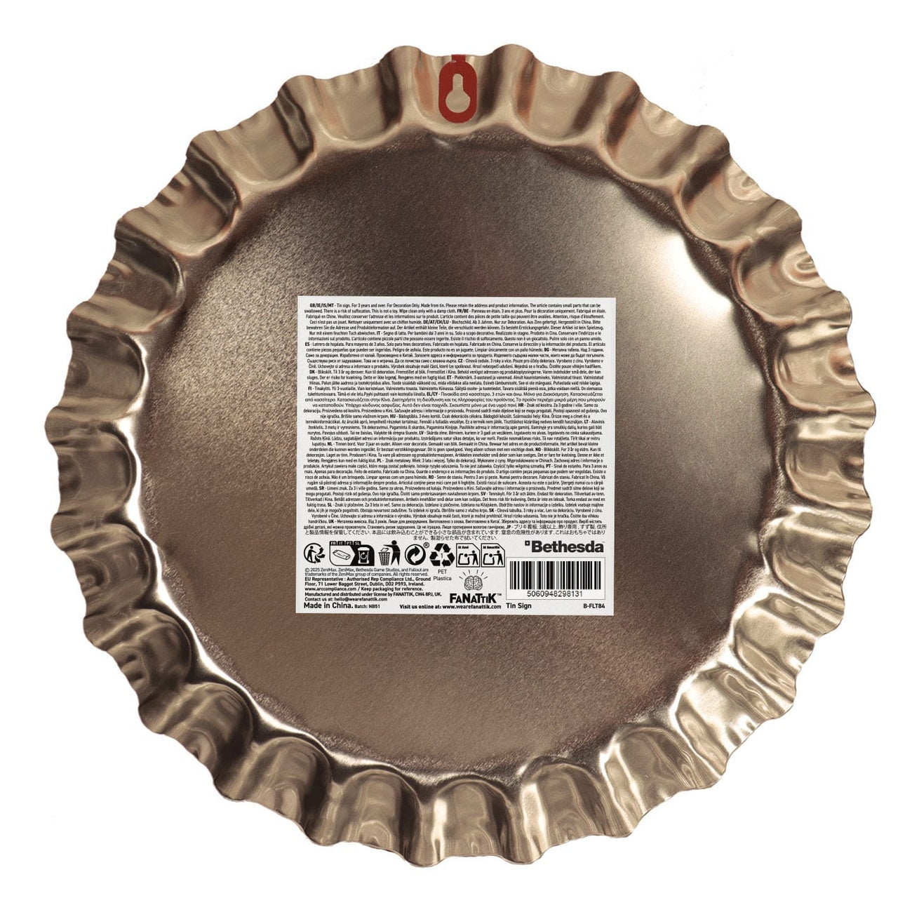 Immagine del prodotto Fallout Insegna in Metallo Sunset Sarsaparilla Bottle Cap