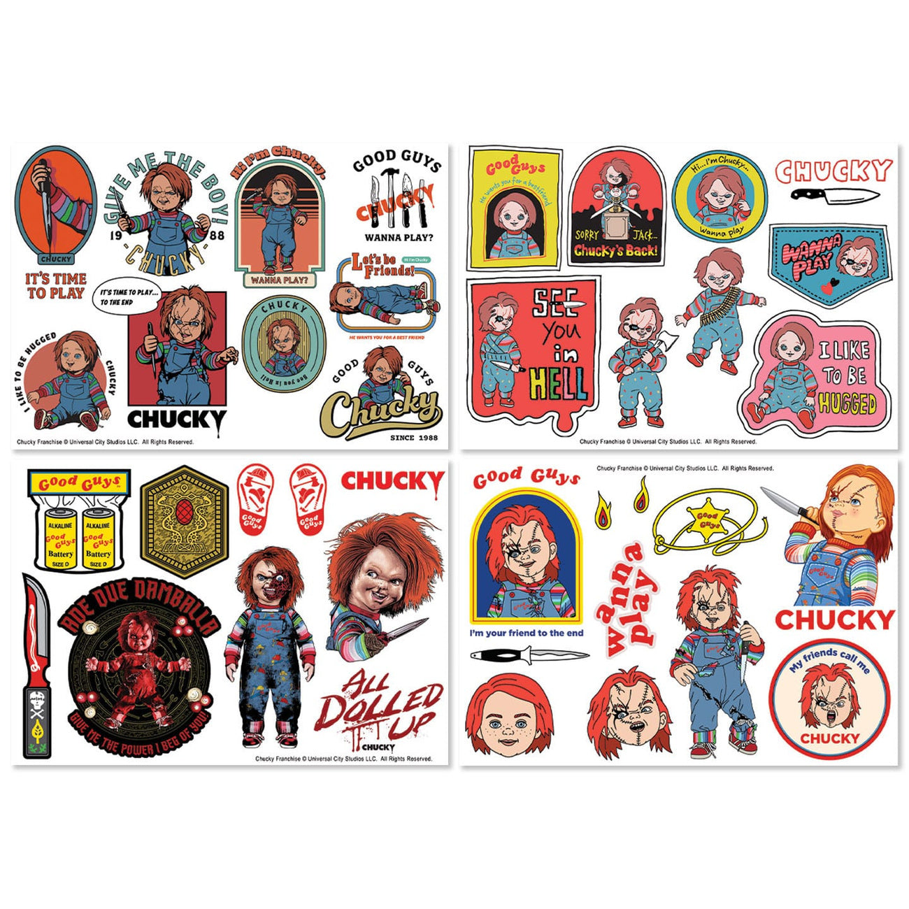 Immagine del prodotto Chucky Tech Sticker Pack