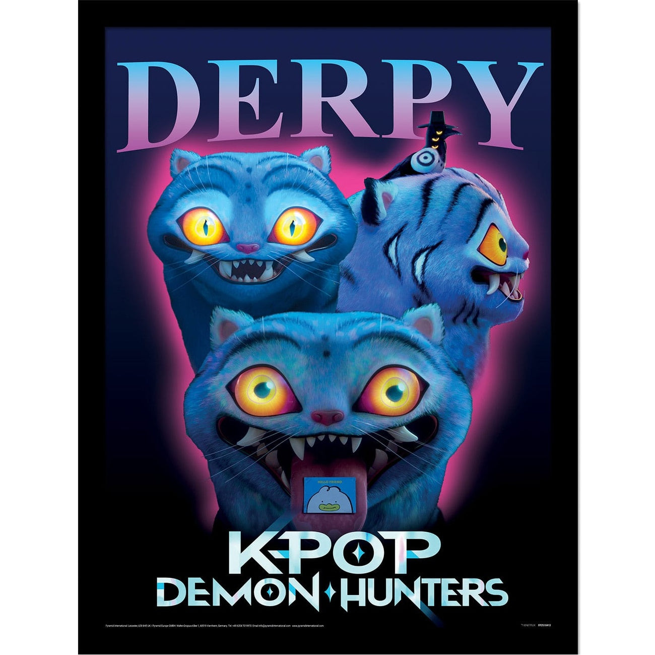 Immagine del prodotto KPop Demon Hunters Collector Print Poster incorniciato Derpy