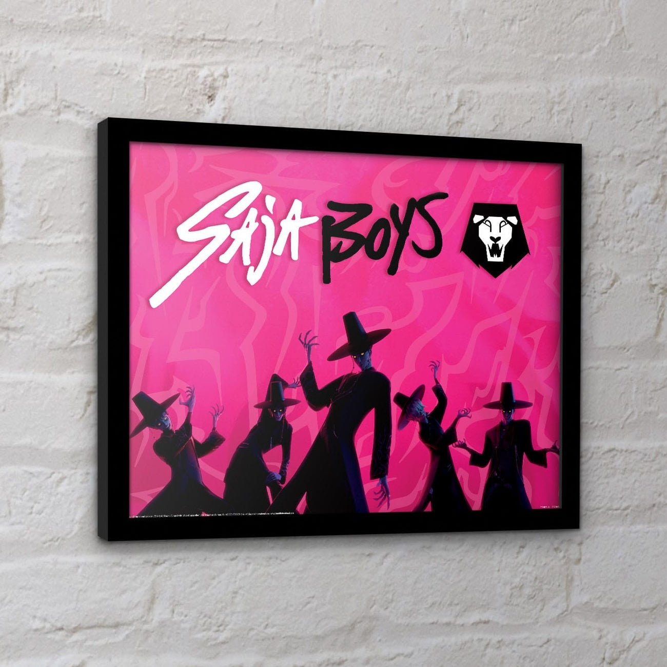 Immagine del prodotto K-Pop Demon Hunters Collector Print – Poster incorniciato Saja Boys Idol