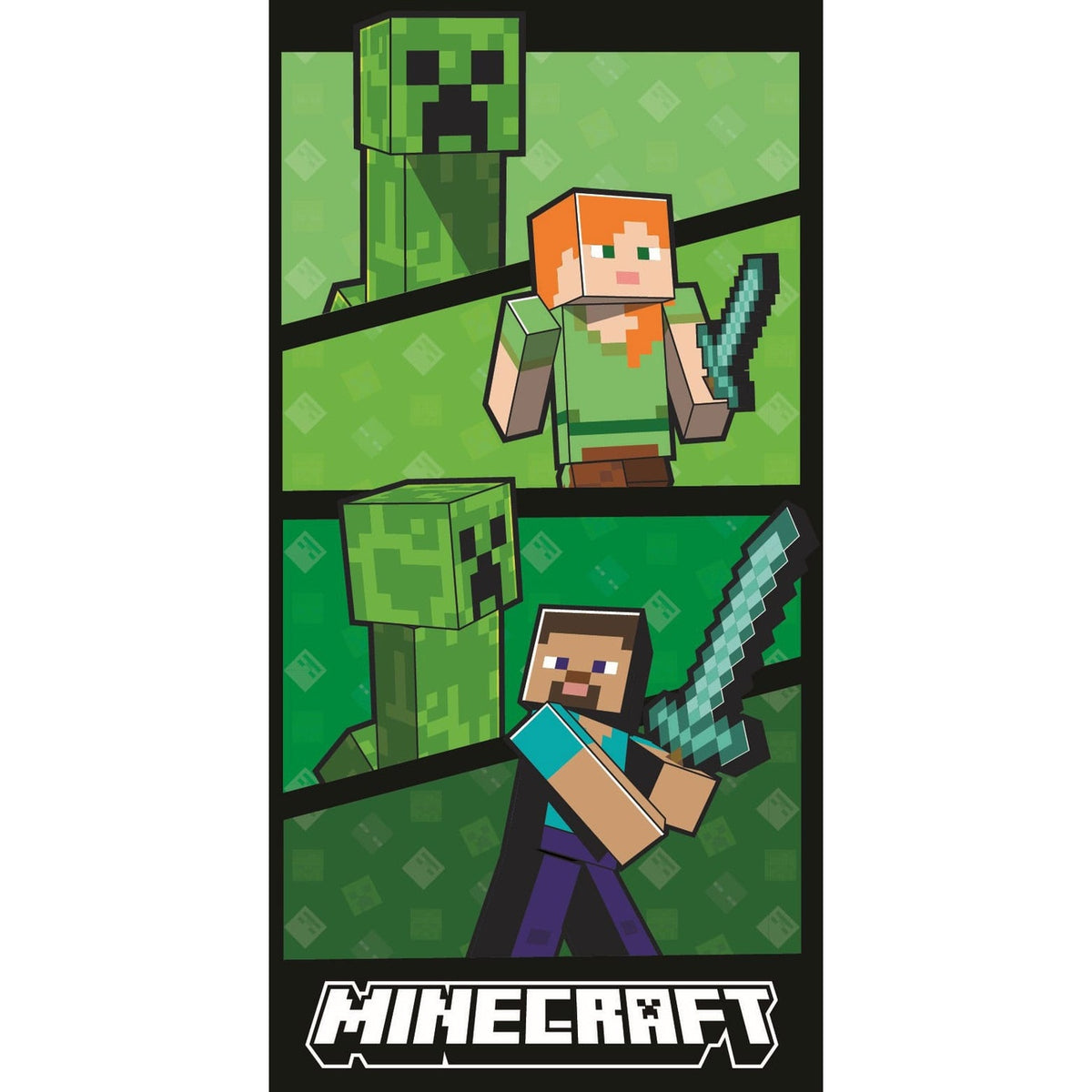 Immagine del prodotto Asciugamano Minecraft Ver. 2 140 x 70 cm