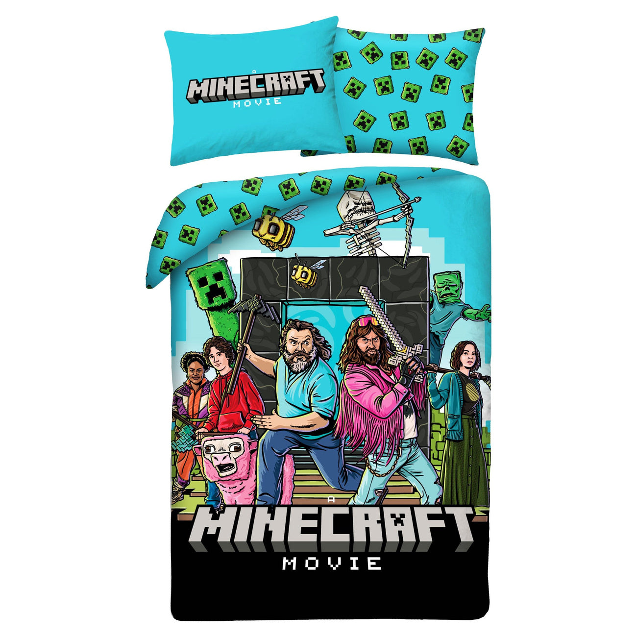 Immagine del prodotto Biancheria da letto Minecraft Movie Ver. 2 140 x 200 cm / 70 x 90 cm