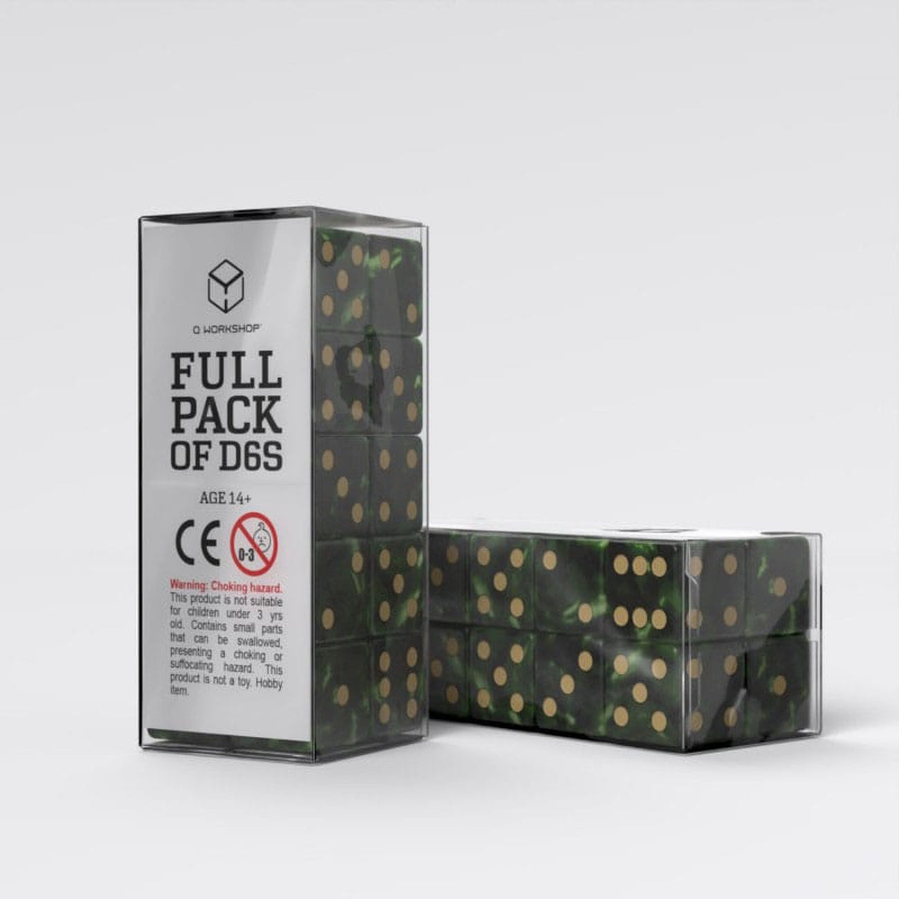 Product image Q Workshop Dice Set Full Pack D6 Green (20)