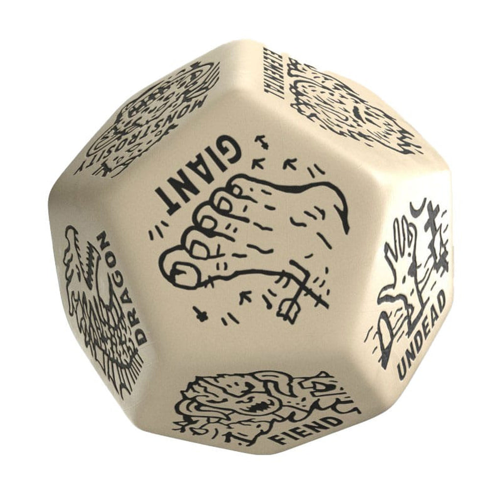 Immagine del prodotto Viridian Dado Jumbo Dado Monster Generator D12 Beige