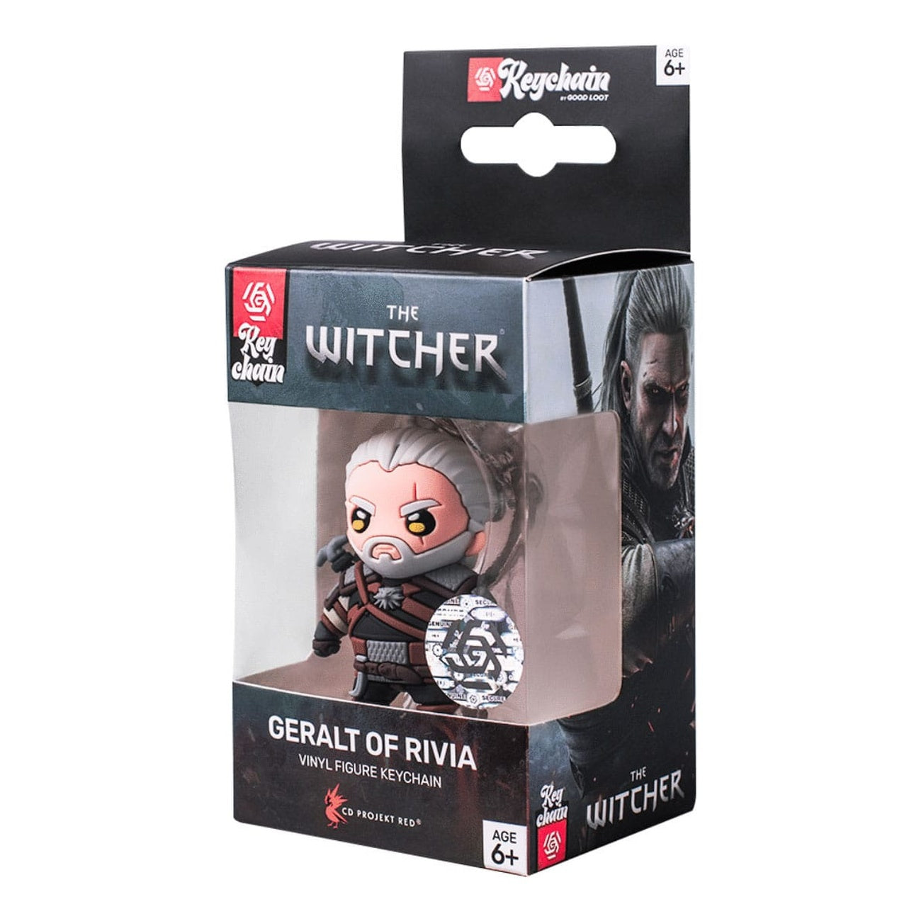 Immagine del prodotto The Witcher III: Wild Hunt Portachiavi in vinile Geralt di Rivia