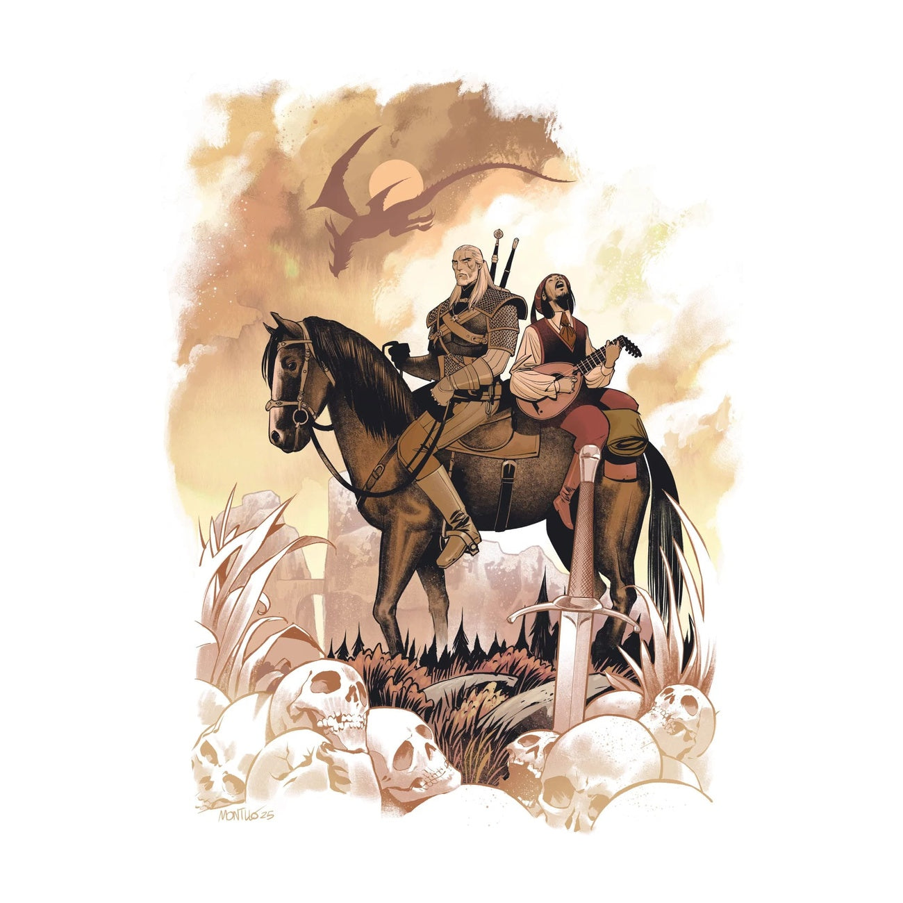 Immagine del prodotto The Witcher Puzzle Confezione da 10 10th Anniversary Puzzle Collection (500 pezzi)