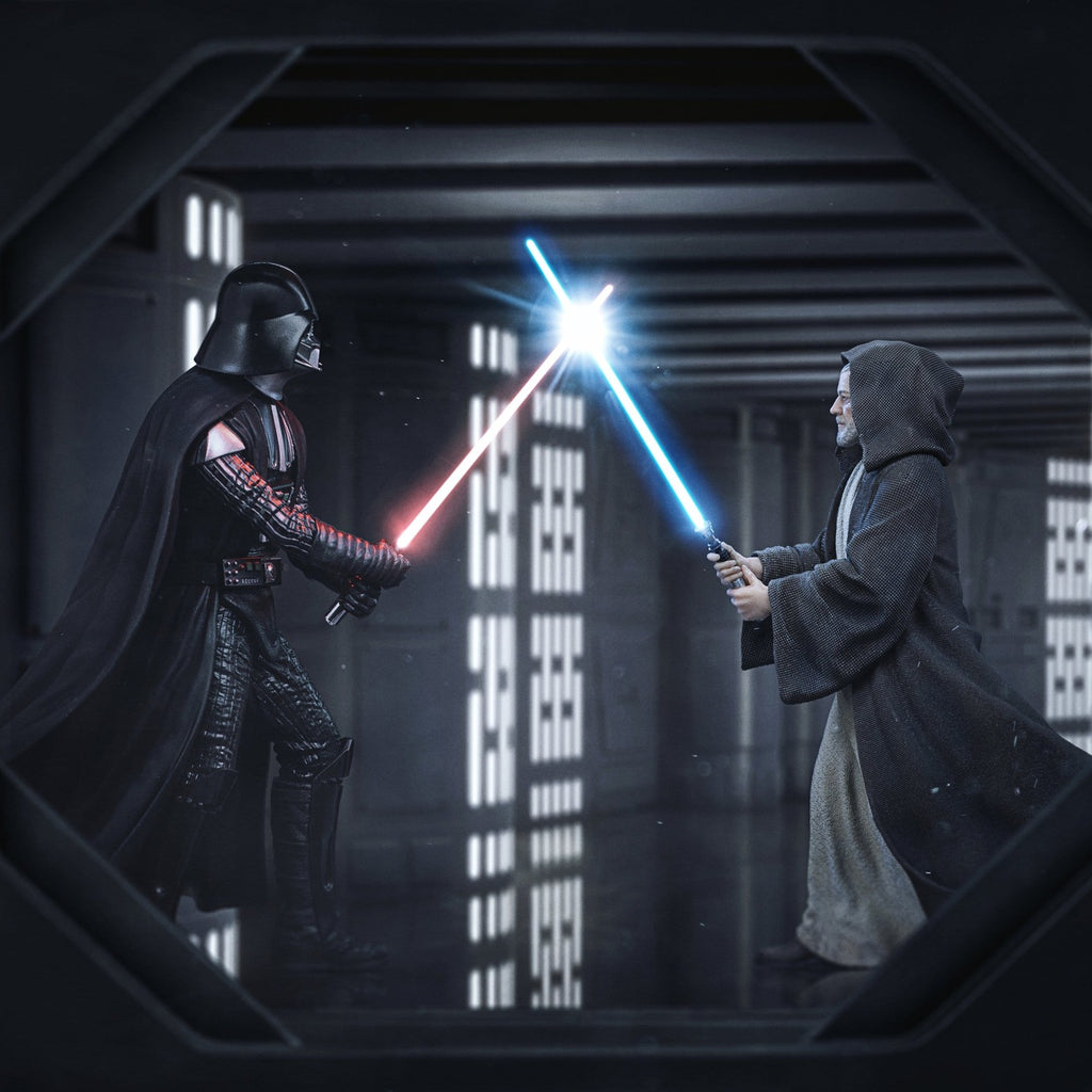 Immagine del prodotto Star Wars Deluxe Art Scale Statua 1/10 Darth Vader vs Obi-Wan Kenobi (CCXP Exclusive 2025) 24 cm