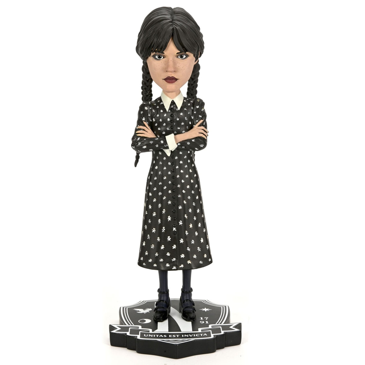 Immagine del prodotto Wednesday Head Knocker figure bobblehead Wednesday Addams 21 cm