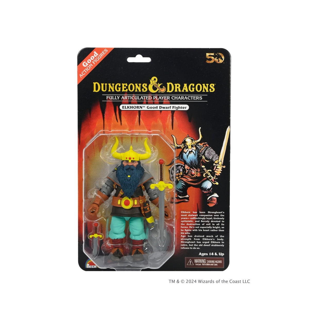 Immagine del prodotto Action figure in scala Dungeons & Dragons 50th Anniversary Elkhorn su blister 18 cm