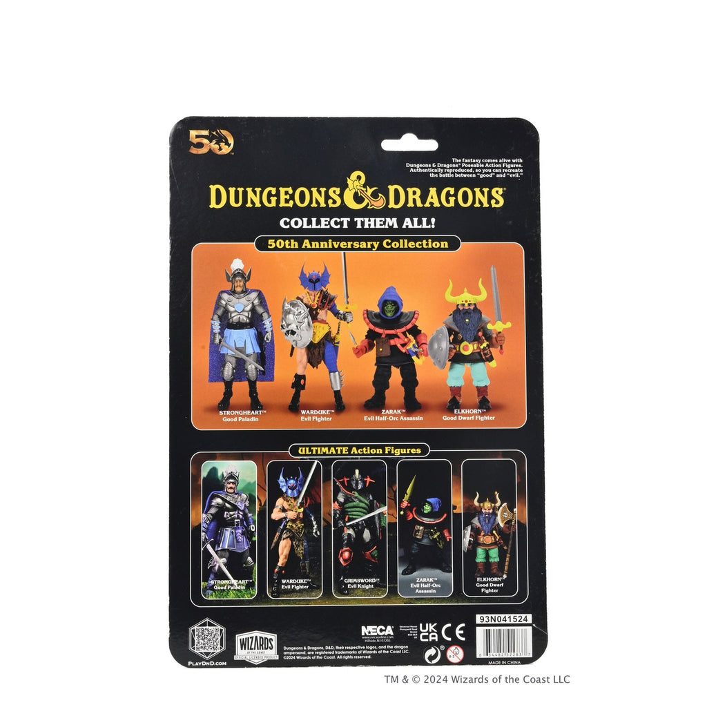 Immagine del prodotto Action figure in scala Dungeons & Dragons 50th Anniversary Zarak su blister card 18 cm