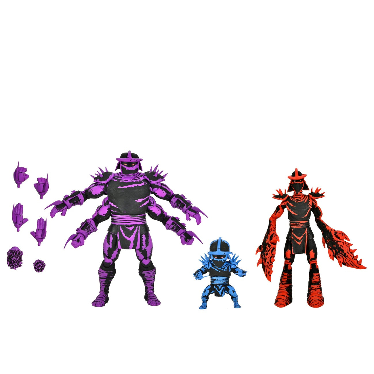 Immagine del prodotto Teenage Mutant Ninja Turtles (Mirage Comics) action figure Shredder Clones box set 18 cm