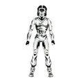 Immagine del prodotto Teenage Mutant Ninja Turtles Action figure Casey Jones Black & White 18 cm
