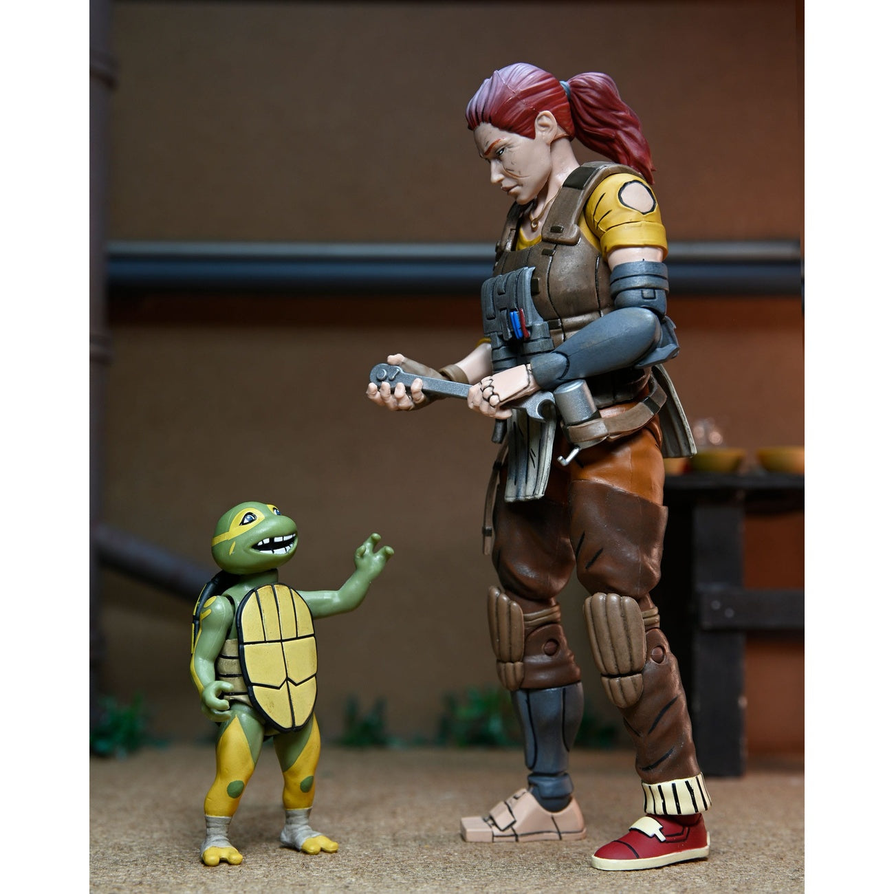 Immagine del prodotto Teenage Mutant Ninja Turtles (The Last Ronin The Lost Years) action figure Grammy April con Baby Yi & Moja 18 cm