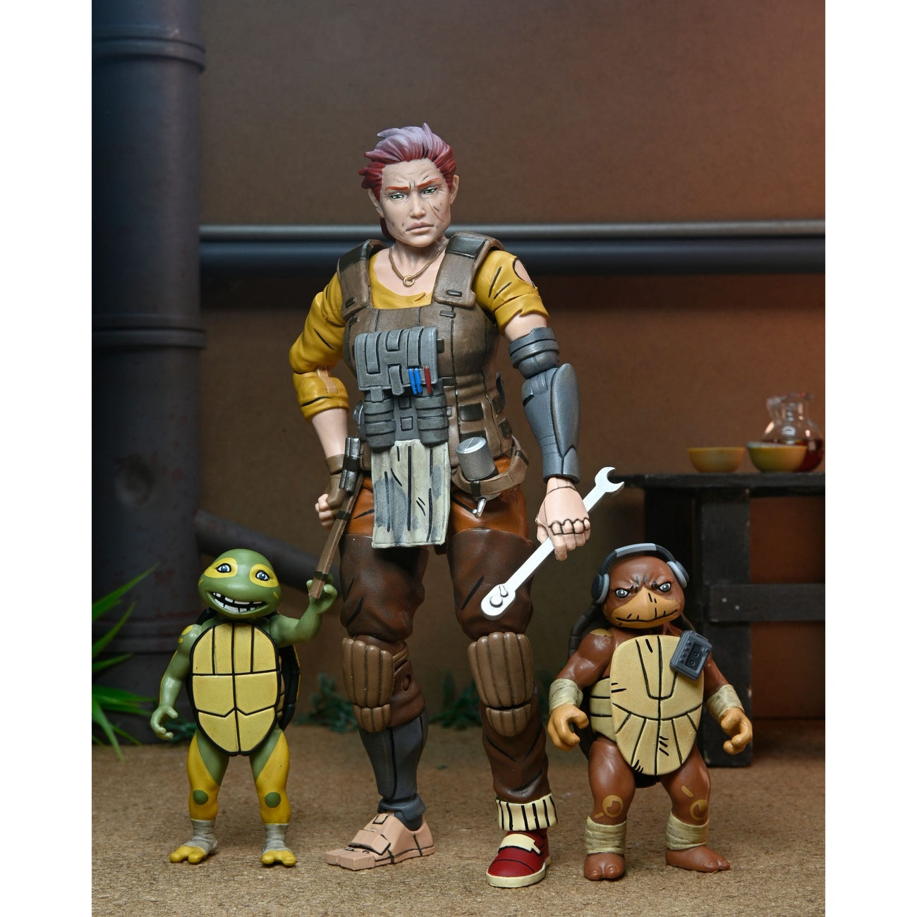 Immagine del prodotto Teenage Mutant Ninja Turtles (The Last Ronin The Lost Years) action figure Grammy April con Baby Yi & Moja 18 cm