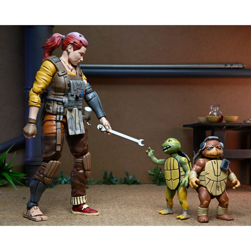 Immagine del prodotto Teenage Mutant Ninja Turtles (The Last Ronin The Lost Years) action figure Grammy April con Baby Yi & Moja 18 cm