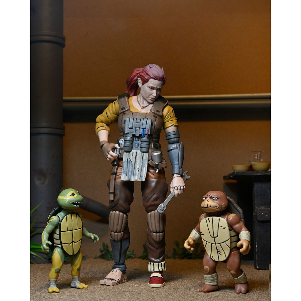 Immagine del prodotto Teenage Mutant Ninja Turtles (The Last Ronin The Lost Years) action figure Grammy April con Baby Yi & Moja 18 cm