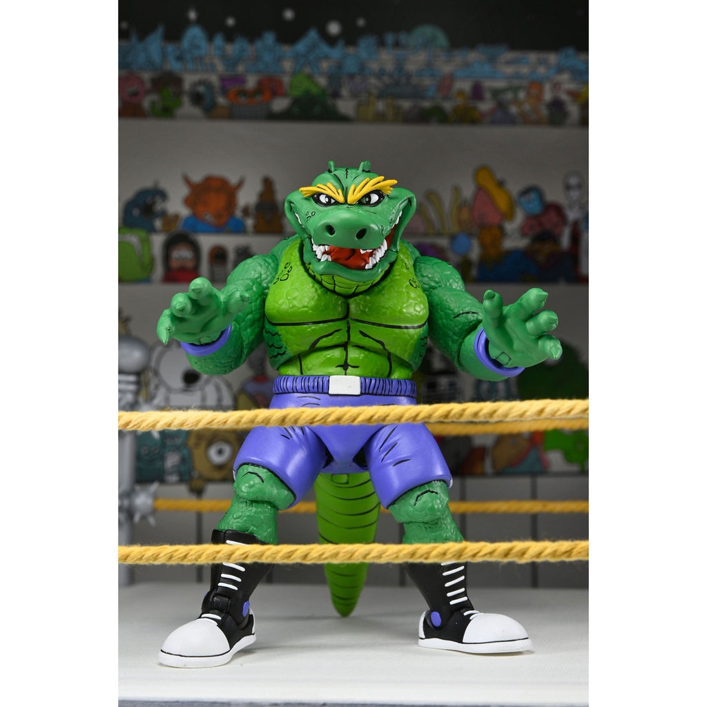 Immagine del prodotto Teenage Mutant Ninja Turtles (Archie Comics) action figure Stump Wrestling Leatherhead 18 cm