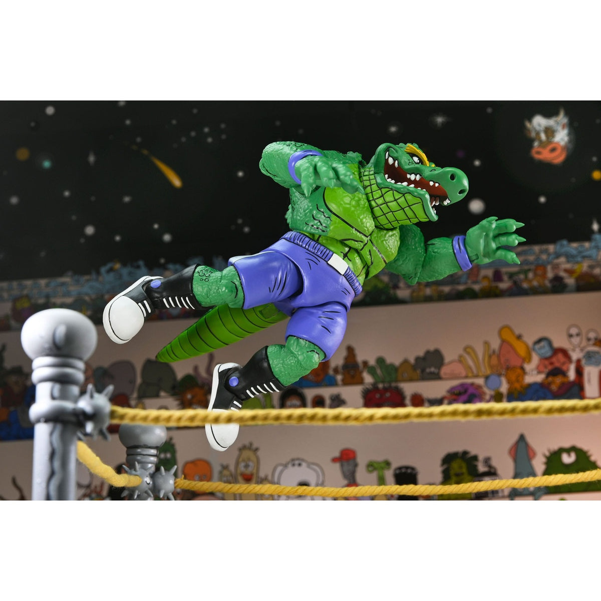 Immagine del prodotto Teenage Mutant Ninja Turtles (Archie Comics) action figure Stump Wrestling Leatherhead 18 cm