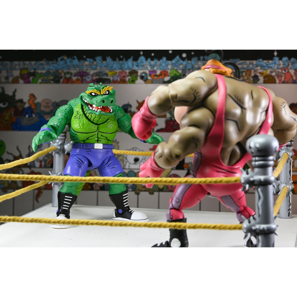 Immagine del prodotto Teenage Mutant Ninja Turtles (Archie Comics) action figure Stump Wrestling Leatherhead 18 cm