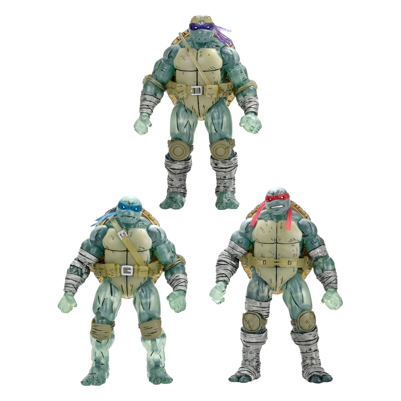 Immagine del prodotto Teenage Mutant Ninja Turtles (The Last Ronin) Action figure Confezione da 3 Ghost Brothers 18 cm