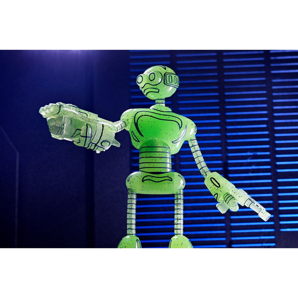 Immagine del prodotto Teenage Mutant Ninja Turtles (Mirage Comics) action figure Transmat Fugitoid GID 18 cm