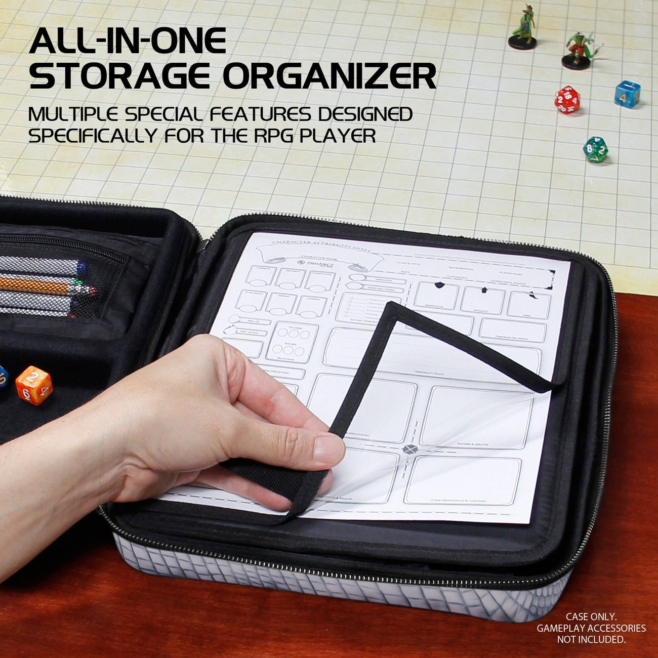 Immagine del prodotto Enhance RPG Series Collector's Edition Organizer Case Silver